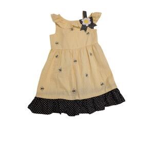 Counting Daisies Spring Seersucker Casual Dress sz 5